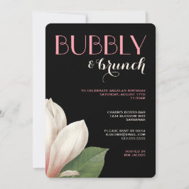 Southern Magnolia Bubbly Brunch | Rosa Elfenbeinsc Einladung