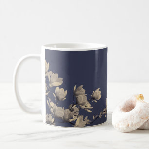 Southern Magnolias & Midnight Blue Kaffeetasse