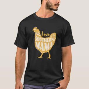 Southern Mama Liebe Niedliche Hühnerfarm Vintag St T-Shirt