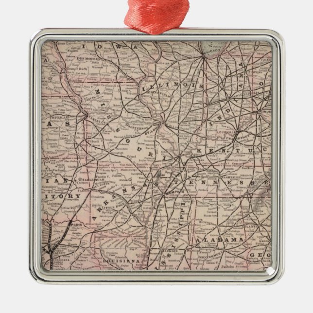 Southern Pacific Company Ornament Aus Metall (Vorne)