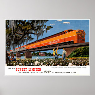 Southern Pacific Railroad Plakat