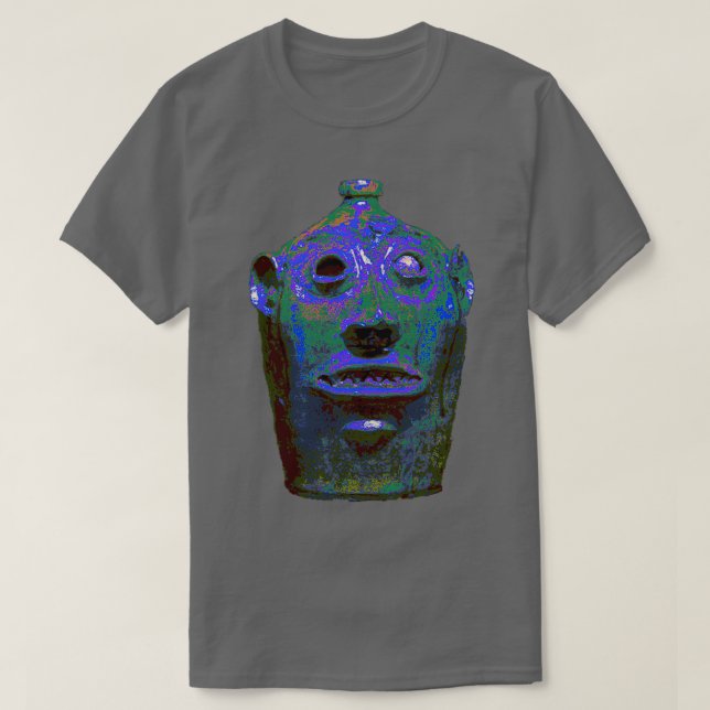 Southern Pottery Stoneware Face Jug T-Shirt (Design vorne)