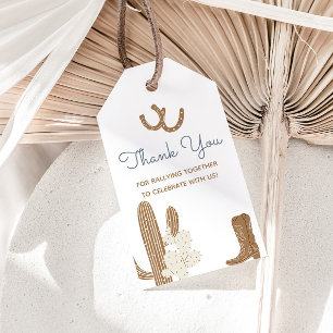 Southern Rodeo Cowboy Birthday Geschenkanhänger