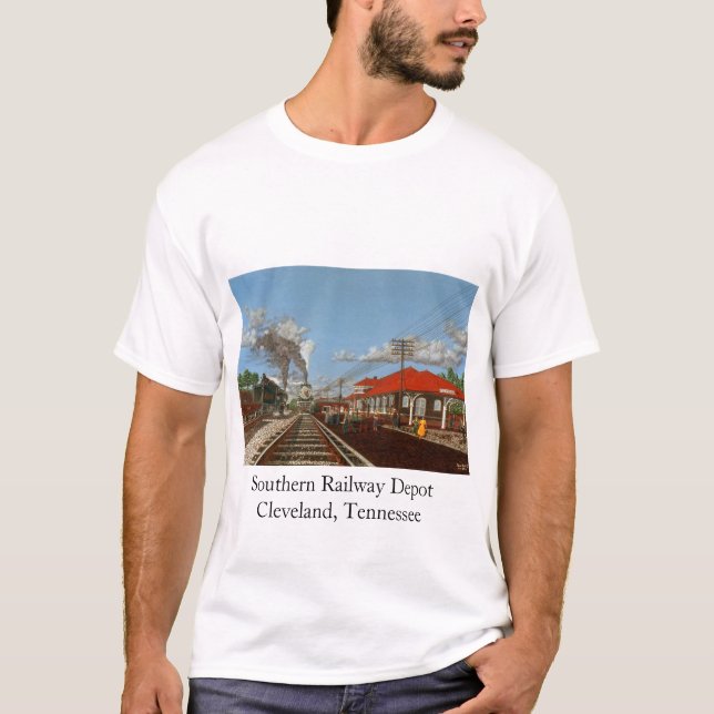 Southern Rwy Cleveland Depot T - Shirt von Tom Roc (Vorderseite)