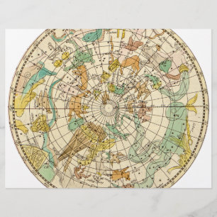 Southern Sky Star Chart and Constellation Map Flyer
