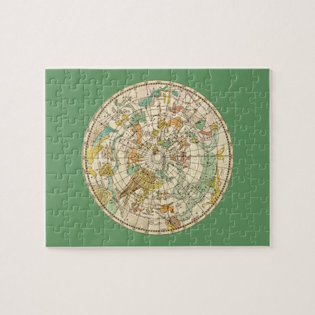 Southern Sky Star Chart and Constellation Map Puzzle (Horizontal)