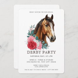 Southern Style Derby Party Invitation Einladung