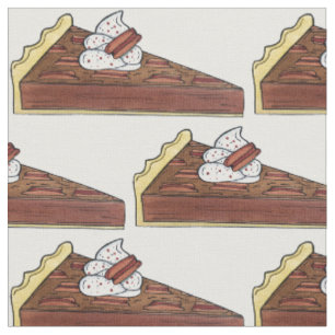 Southern Style Pecan Pie Slice American Dessert Stoff