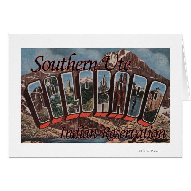 Southern Ute Indian Reservation, Colorado (Vorderseite (Horizontal))