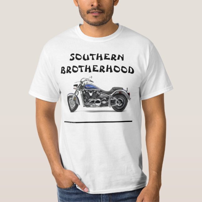 SOUTHERNBROTHERHOOD MOTOR UND FLAGGE T-Shirt (Vorderseite)