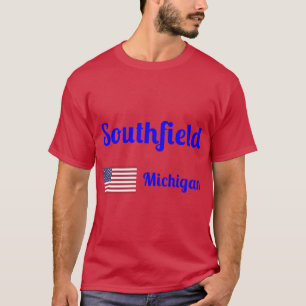 Southfield Michigan Stilvolle Drucke T-Shirt