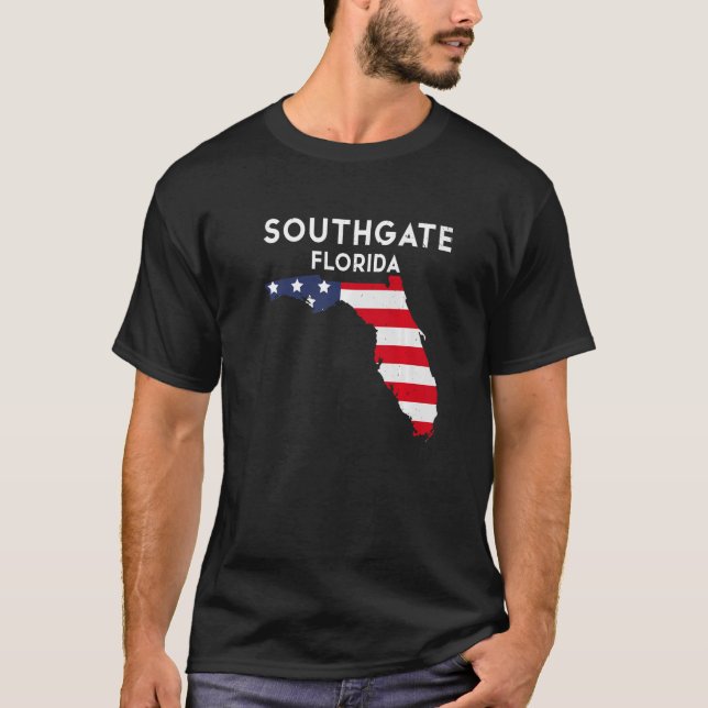 Southgate Florida USA Staat America Travel Floridi T-Shirt (Vorderseite)