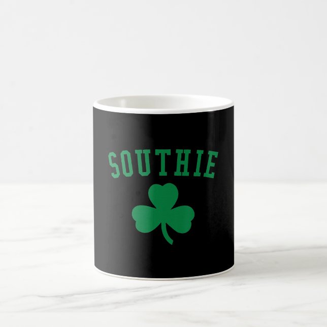 Southie Irish St Patrick's Day South Boston Kaffeetasse (Mittel)