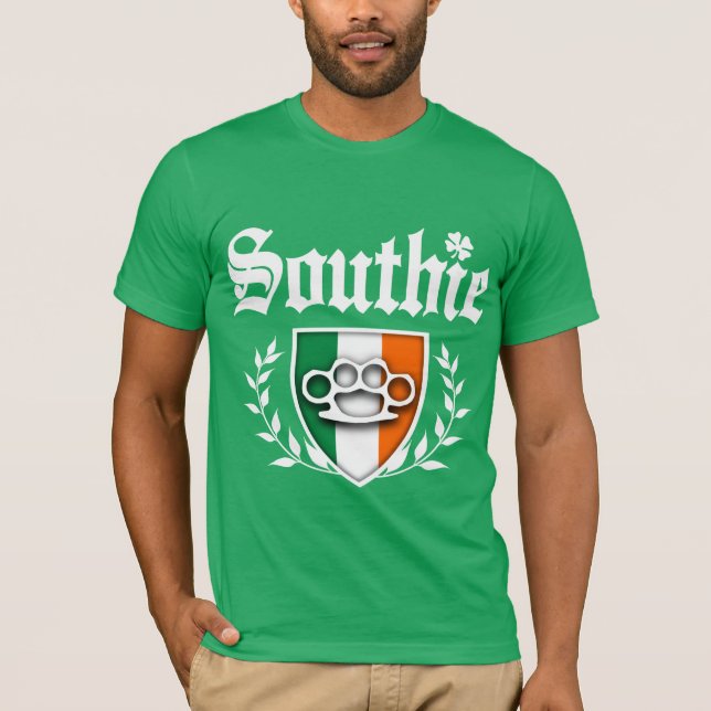 Southie Knöchel-Wappen T-Shirt (Vorderseite)