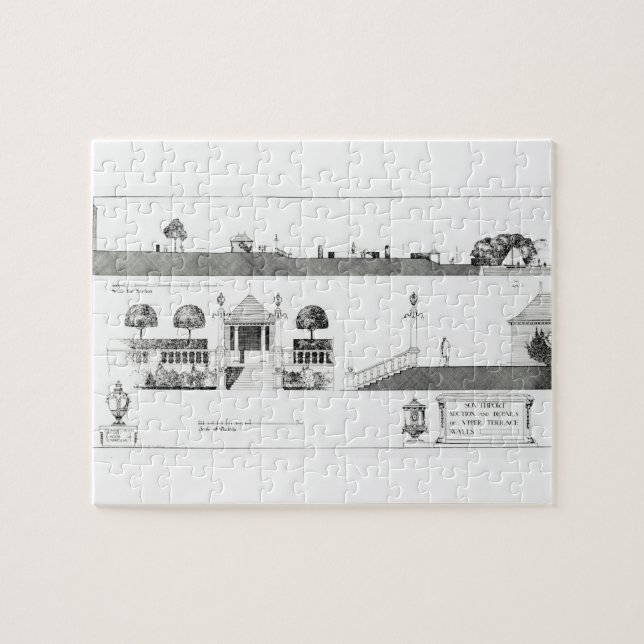 Southport: Abschnitt und Details der oberen Puzzle (Horizontal)