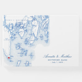 Southport Boothbay Harbour Maine Wedding Gästebuch