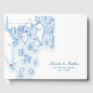 Southport Boothbay Harbour Maine Wedding Gästebuch