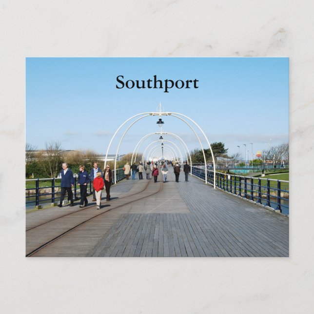 Southport Pier Postcard Postkarte (Vorderseite)