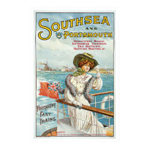 Southsea Portsmouth England Reisen Vintage