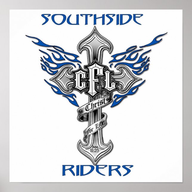 Southside Riders Poster 23"x23" (Vorne)