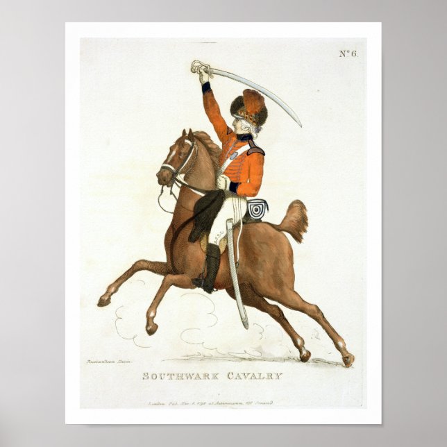 Southwark Cavalry Volunteer, Platte 6 von "Loyal V Poster (Vorne)