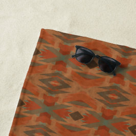 Southwest American Indian Inspired Art Pattern Strandtuch