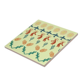 Southwest American Indian Tribal Petroglyphs Art Fliese