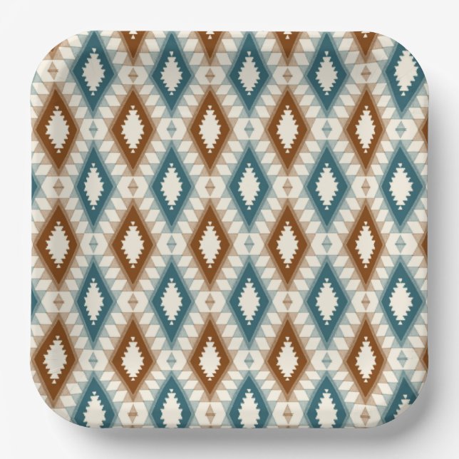 Southwest Baby Dusche Party Teller (Vorderseite)