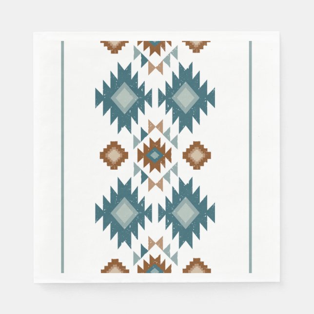 Southwest Baby Showpapier Napkins Serviette (Vorderseite)