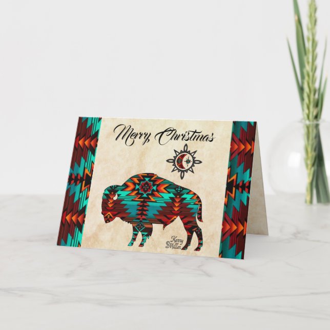 Southwest Buffalo Ferienkarte Feiertagskarte (Vorderseite)