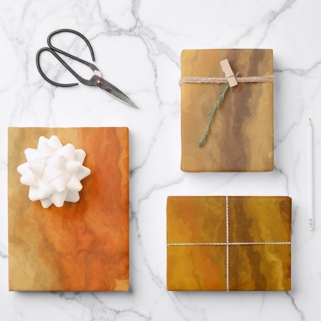 Southwest Canyon Colors Earthy Natural Geschenkpapier Set (Vorderseite)