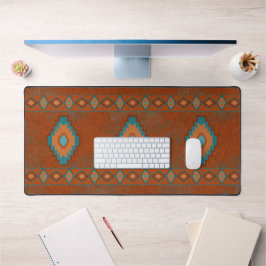 Southwest Canyons Geometric Diamond Design Schreibtischunterlage