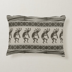 Southwest Design Tribal Dancing Kokopelli Zierkissen