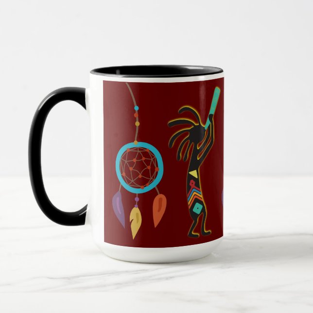 Southwest Dreamcatchers Kokopelli Tasse (Links)