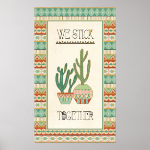 Southwest Geo VIII Wir halten zusammen Poster