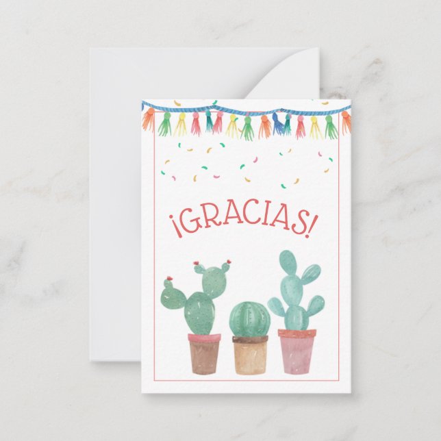 Southwest Gracias Vielen Dank Mitteilungskarte (Vorderseite)