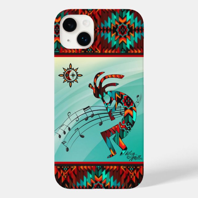 Southwest Kokopell iPhone Case (Rückseite)