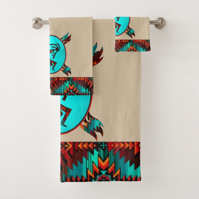 Southwest Kokopelli Badetuch Set (Insitu)