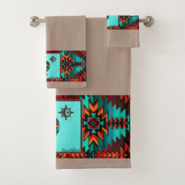 Southwest Kokopelli Badetuch Set
