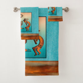 Southwest Kokopelli Badetuch Set