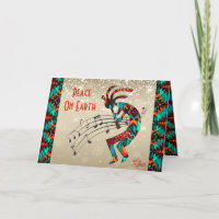Southwest Kokopelli Holiday Card