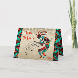 Southwest Kokopelli Holiday Card Feiertagskarte