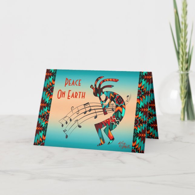 Southwest Kokopelli Holiday Card Feiertagskarte (Vorderseite)