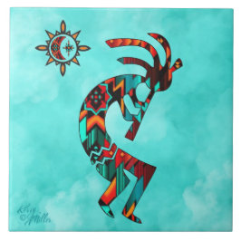 Southwest Kokopelli Keramik Tile Fliese