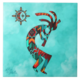 Southwest Kokopelli Keramik Tile Fliese