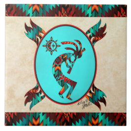 Southwest Kokopelli Keramik Tile Fliese