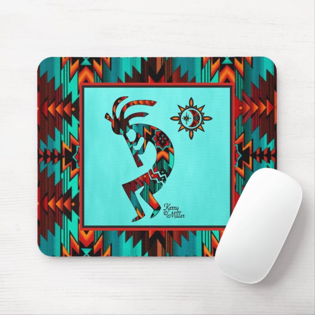 Southwest Kokopelli Mouse Pad Mousepad (Mit Mouse)