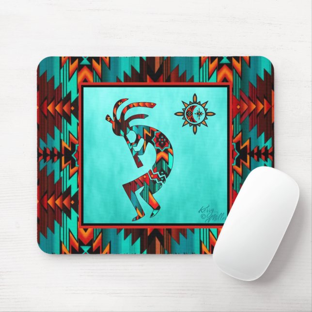 Southwest Kokopelli Mouse Pad Mousepad (Mit Mouse)