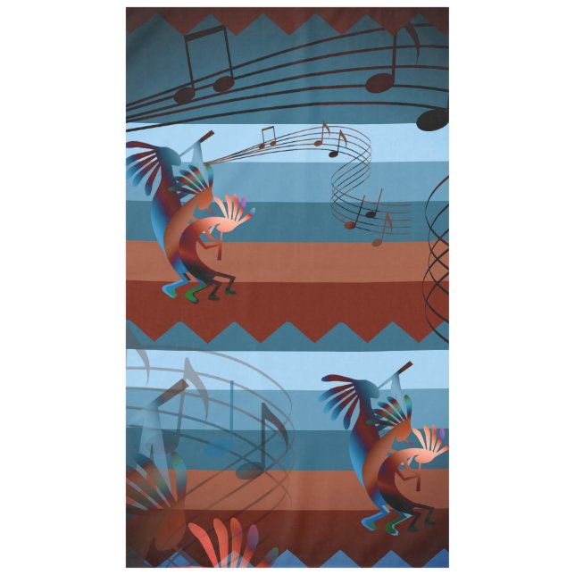 Southwest Kokopelli Music 2 L Tablecloth Tischdecke (Vorderseite)