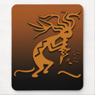 Southwest Kokopelli Musical Merrymaker Mousepad